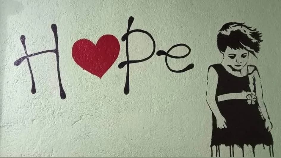 Hope wall painting